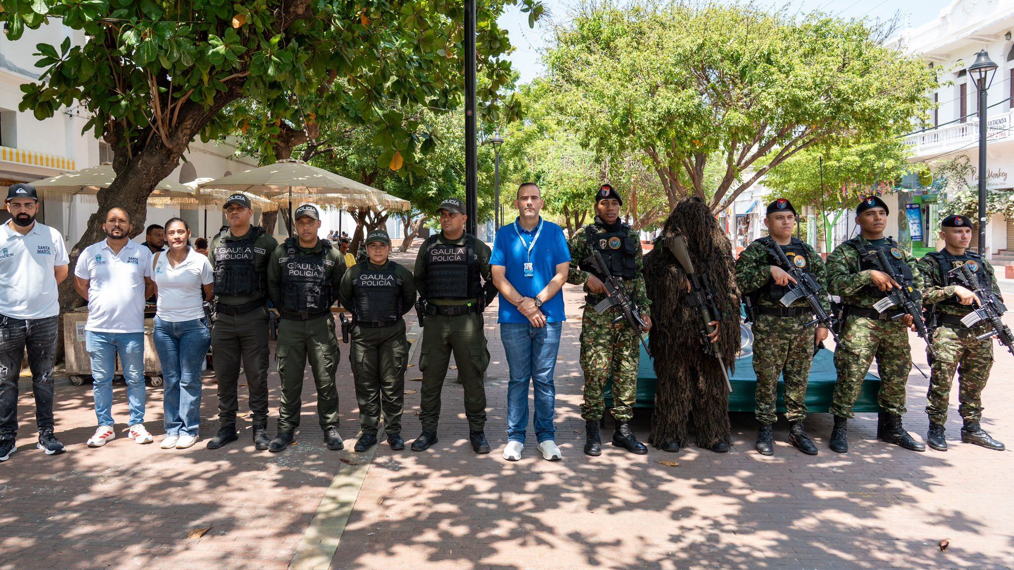 Alcaldía de Santa Marta refuerza acciones contra la extorsión en el Centro Histórico/ Alcaldía de Santa Marta.