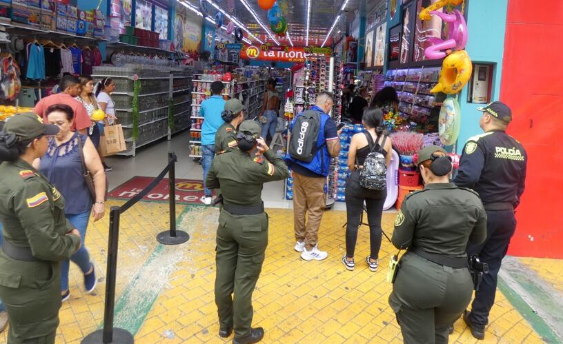 Los operativos se concentraron en la carrera tercera de Ibagué