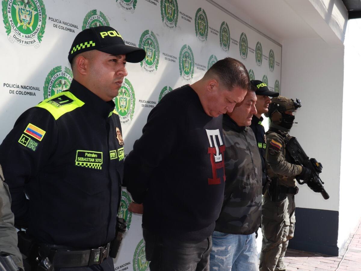 Capturan en Bogotá a dos colombianos, buscados internacionalmente por robar joyerías en EEUU