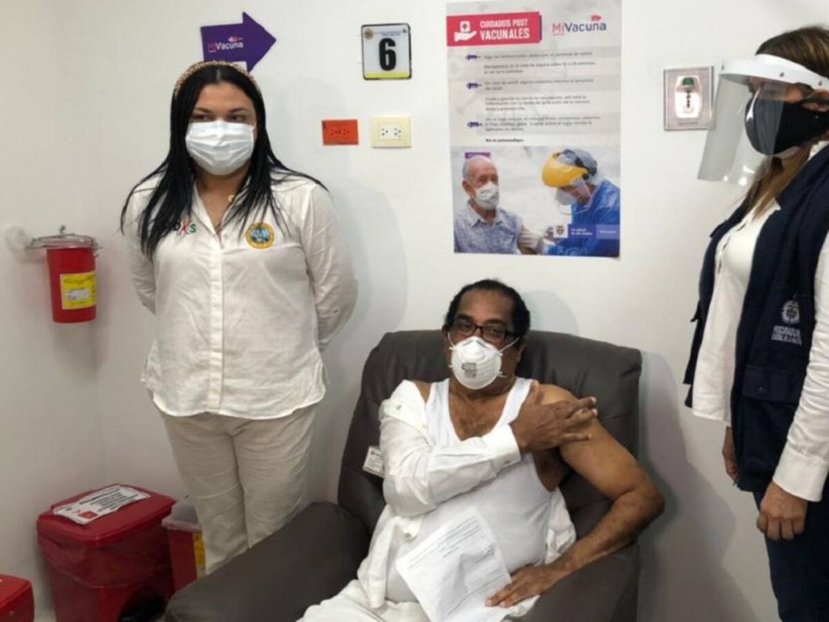 Cartagena ya tiene personas vacunadas contra el COVID-19