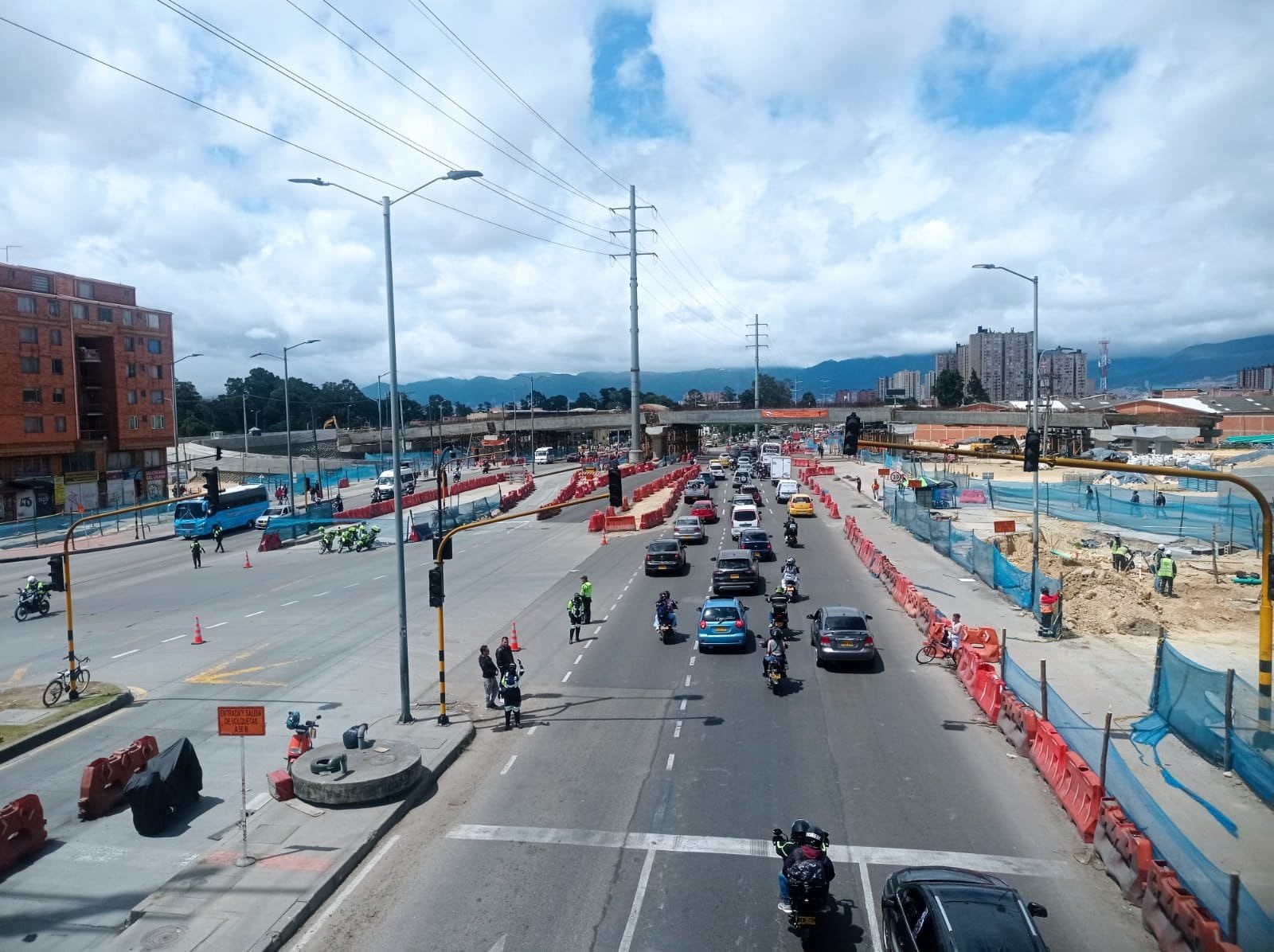 Avanza el plan retorno en Bogotá. Foto: Transito Bogotá