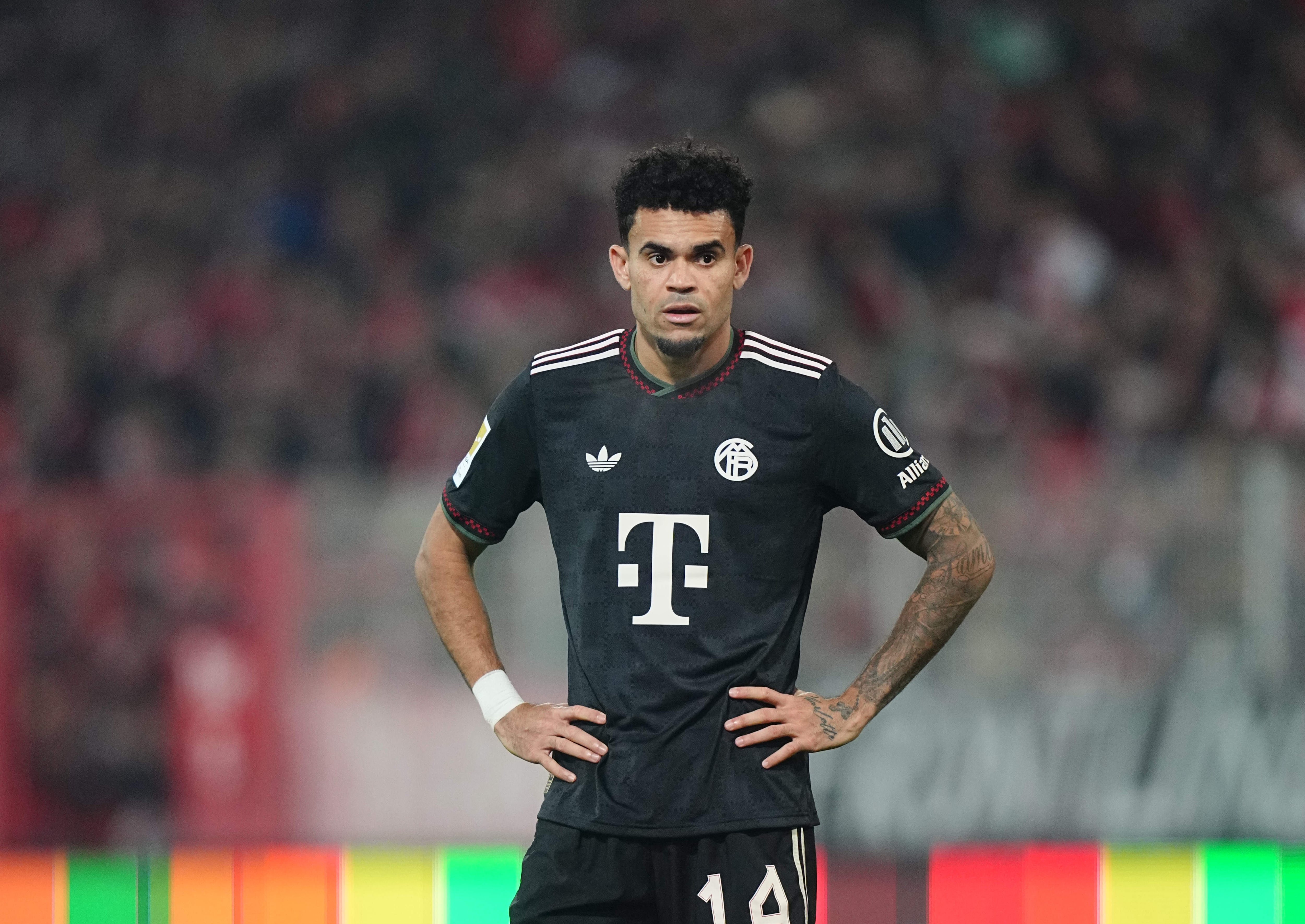 Luis Díaz, extremo colombiano del Bayern Múnich.  (Photo by Ulrik Pedersen/NurPhoto via Getty Images)