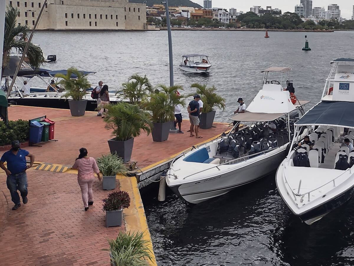 Son ocho muelles habilitados en Cartagena para el zarpe de embarcaciones menores