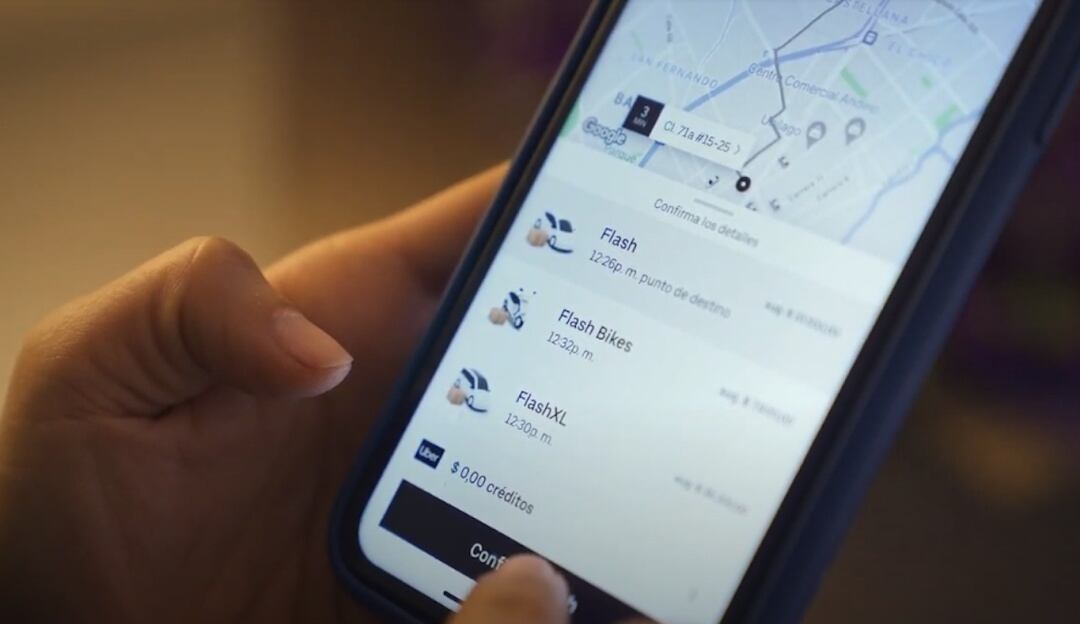Uber Flash en Colombia