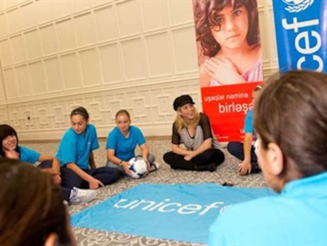 Shakira, 10 años como embajadora Unicef