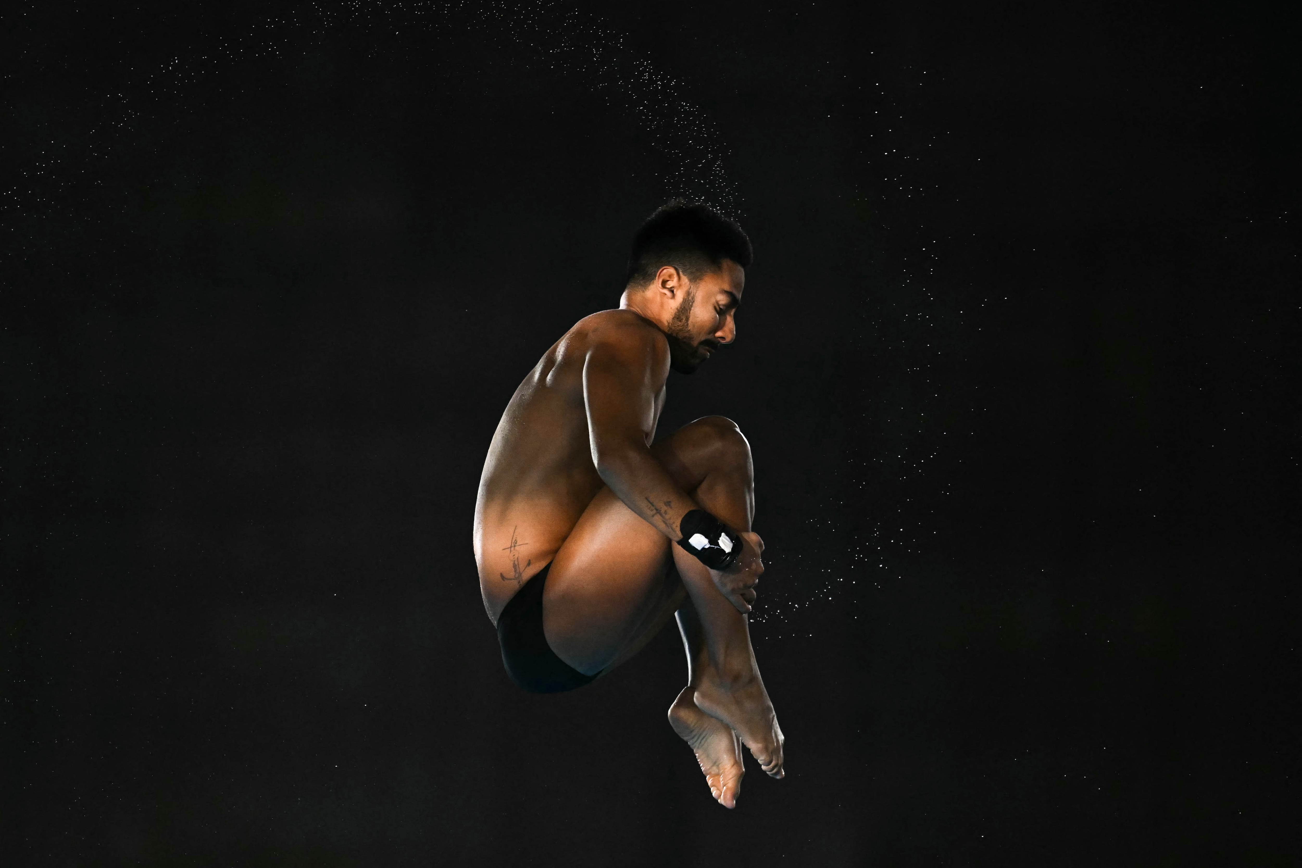 Alejandro Solarte durante su participación en los Juegos Olímpicos. (Photo by MANAN VATSYAYANA/AFP via Getty Images)