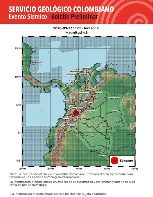 Foto. Servicio Geológico Colombiano