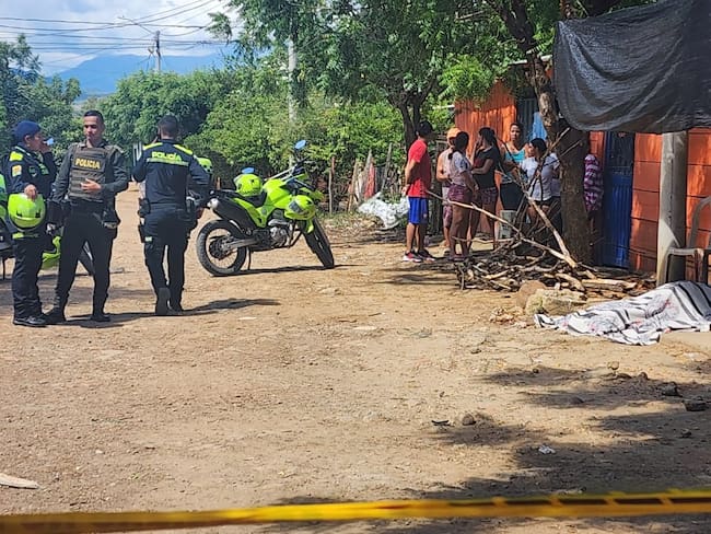Homicidio en el barrio Simón Bolívar, Cúcuta / Foto: Cortesía