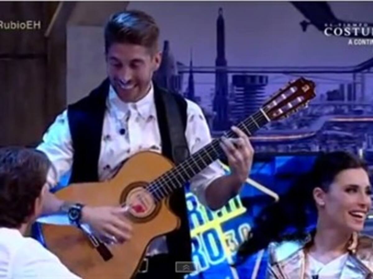 Sergio Ramos explora su faceta como cantante