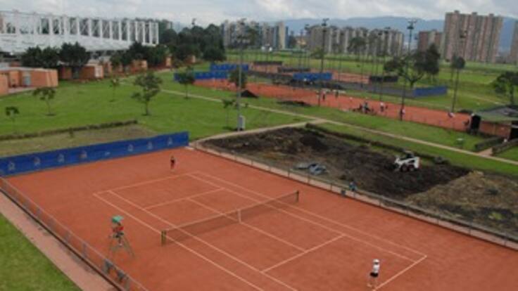 Arrancó remodelación de las canchas de tenis que acogerán el ATP Tour 250 en Bogotá