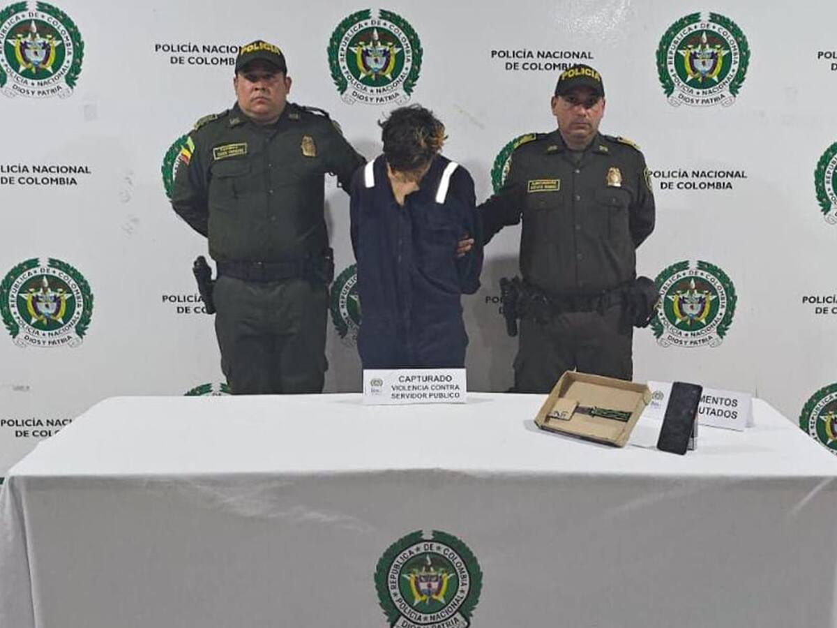 Estudiante fue capturado por agredir a dos policías en medio de protestas en Ibagué