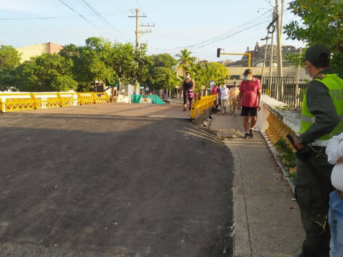 “Es un adefesio”: habitantes de Manga sobre obras en puente Las Palmas