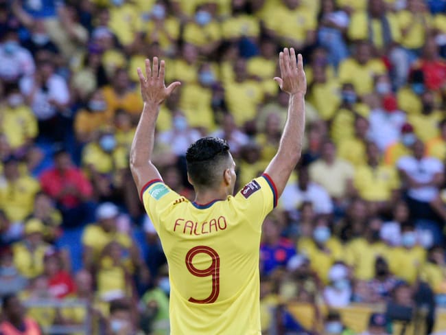 Falcao García con la Selección Colombia en las Eliminatorias al Mundial 2022. (Photo by Guillermo Legaria/Getty Images)