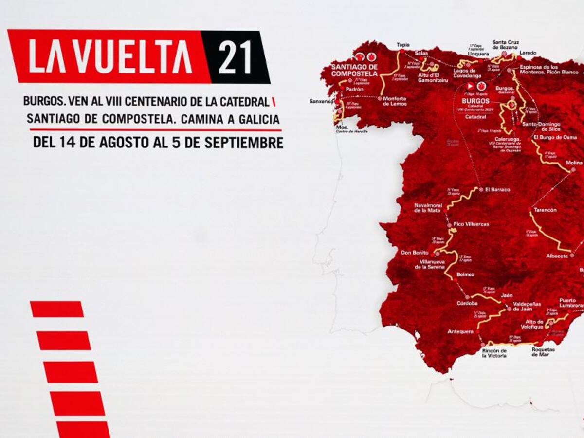 Etapa por etapa: El recorrido completo de la Vuelta a España 2021