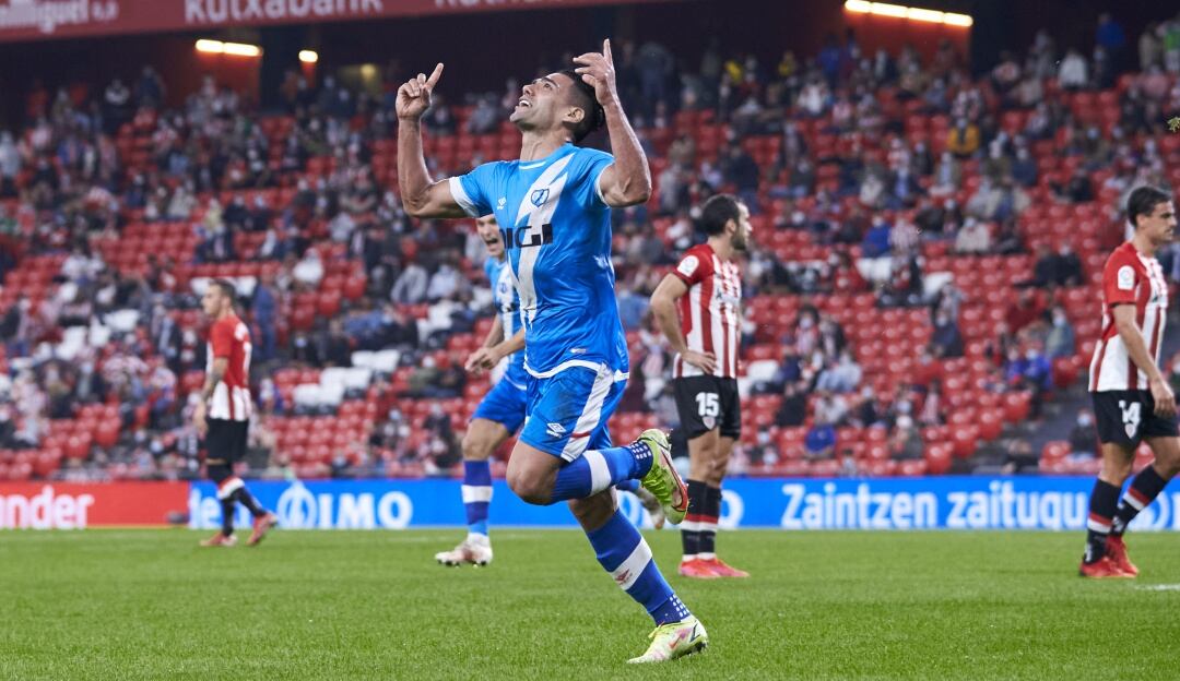 Falcao ha marcado cinco anotaciones con el Rayo Vallecano en 10 partidos disputados por LaLiga.