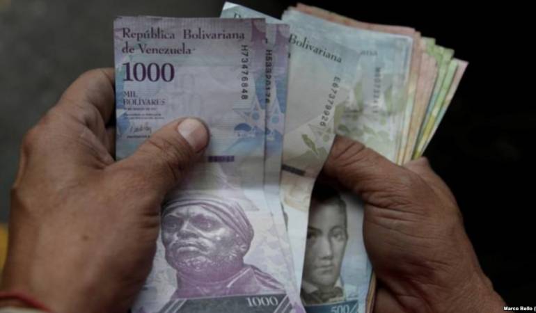 Billetes venezolanos.