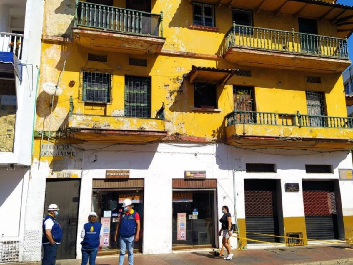 Recomiendan evacuar edificio Don Jaime en Cartagena por avanzado deterioro