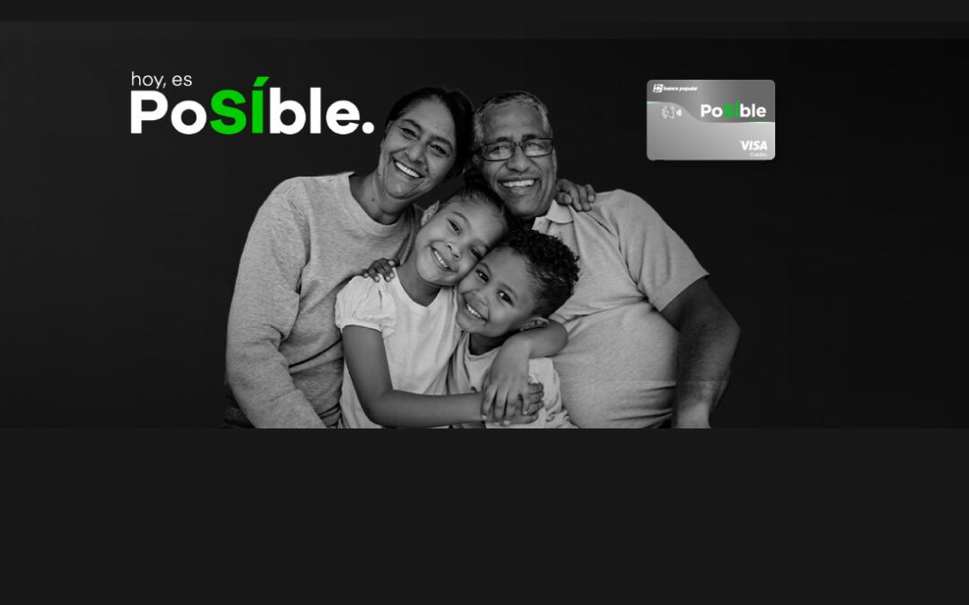 PoSÍble: la nueva tarjeta de crédito para pensionados del Banco Popular