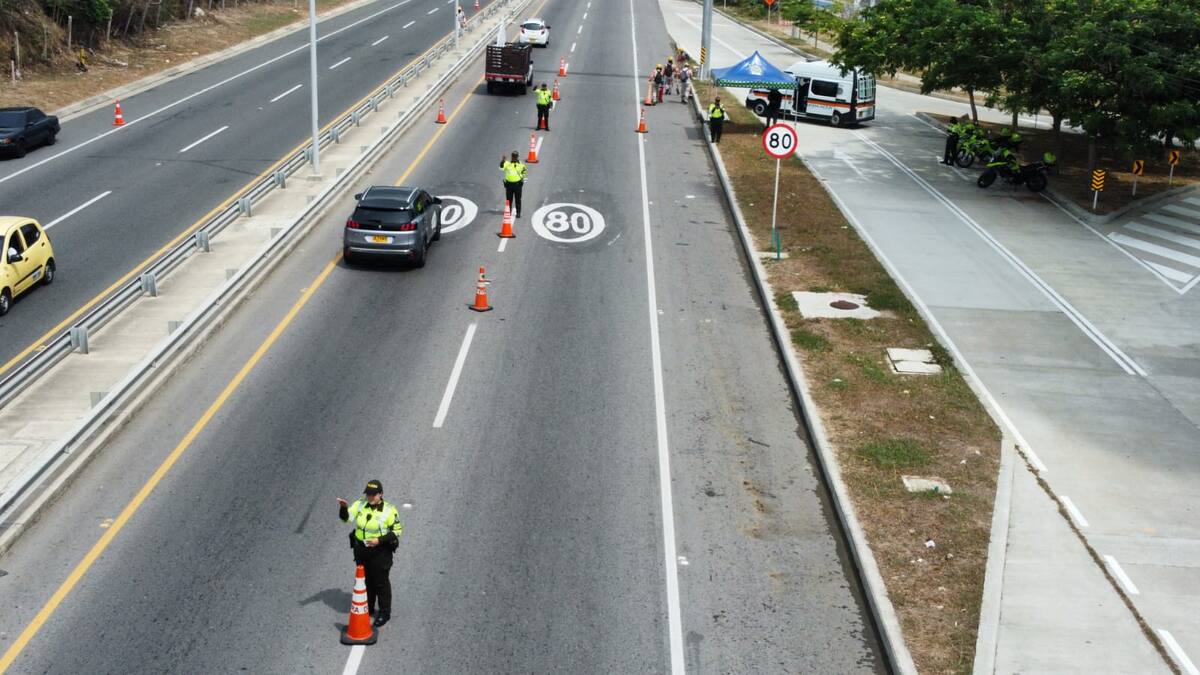 En Barranquilla la Policía intensifica controles viales en medio del ‘Plan Retorno’