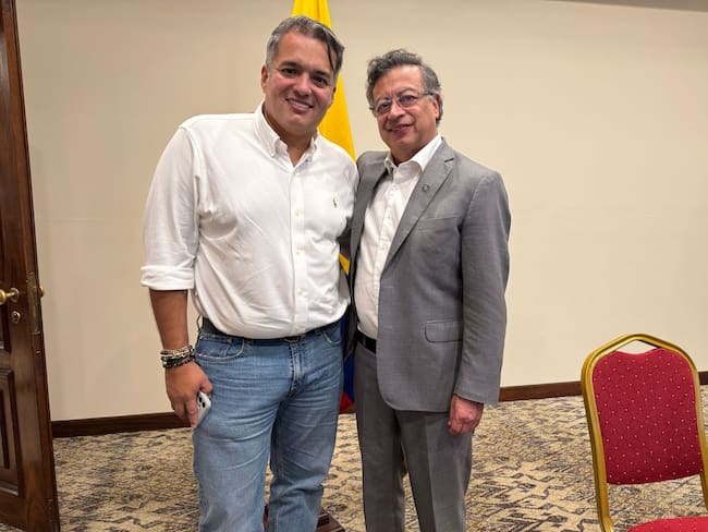Luis Eduardo de la Hoz López y Gustavo Petro.