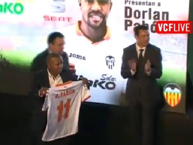 Dorlan Pabón vestirá la camiseta 11 en el Valencia CF