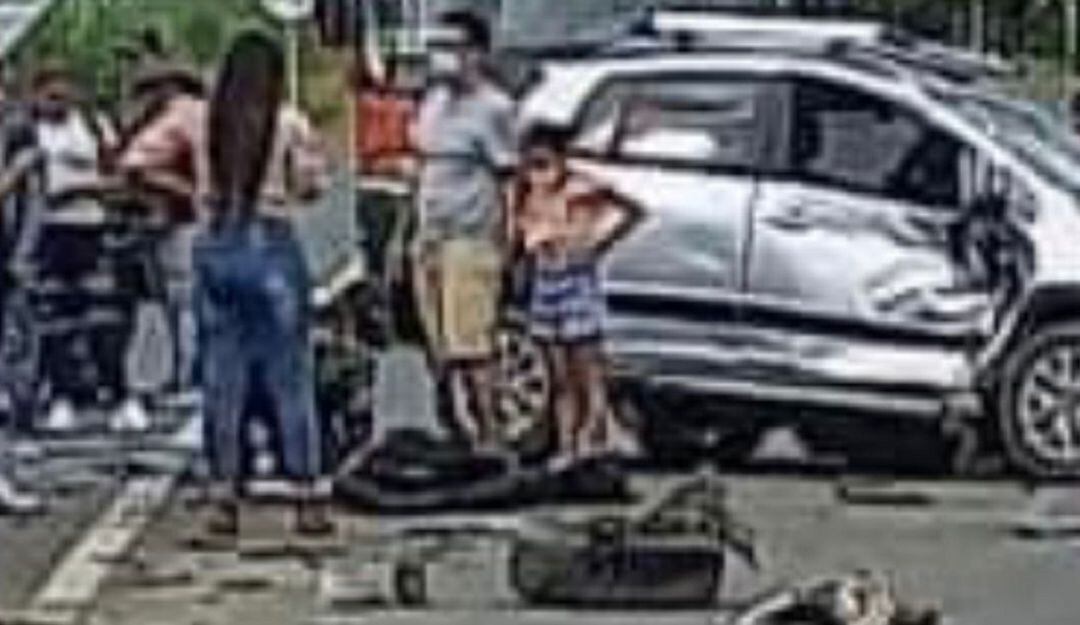 Foto: Lugar del accidente entre Viterbo, Caldas y la Virginia en Risaralda.