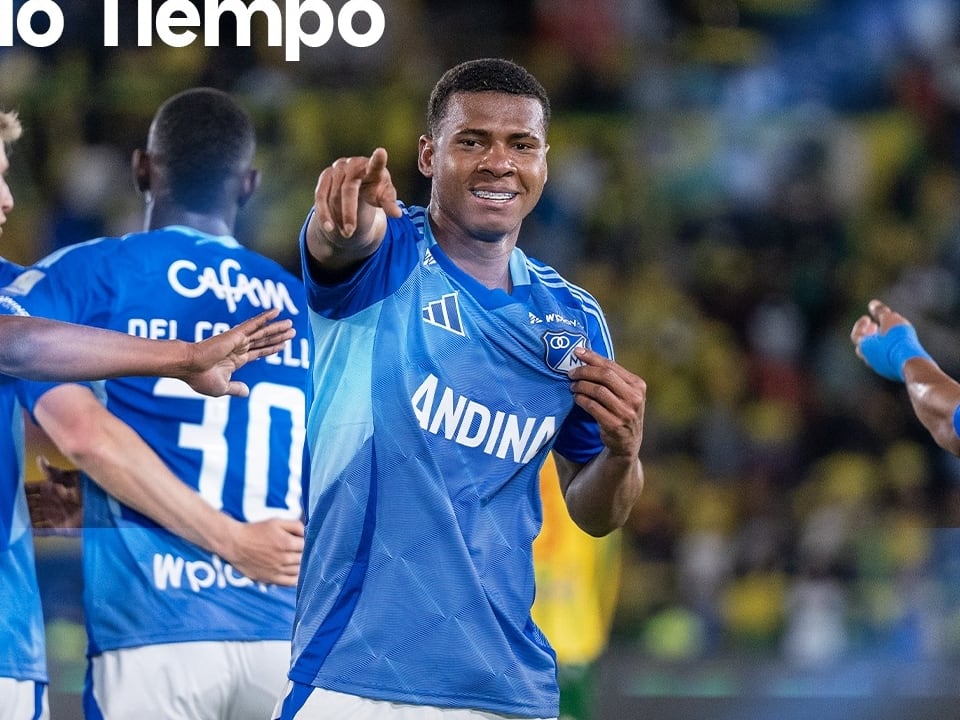 Luis Marimón marcó en la victoria de Millonarios en El Campín / @MillosFCoficial