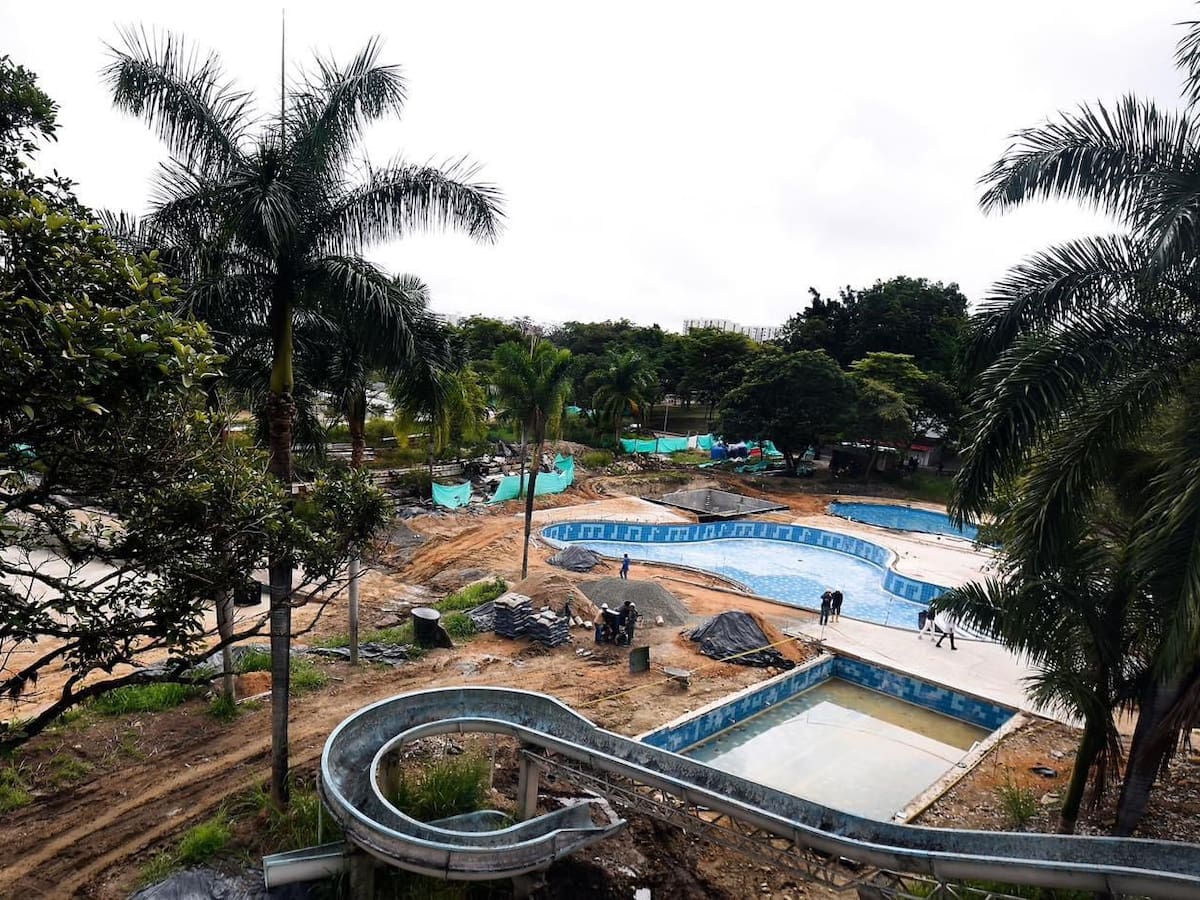 Avanza la construcción de la piscina de olas en el Parque Deportivo de Ibagué