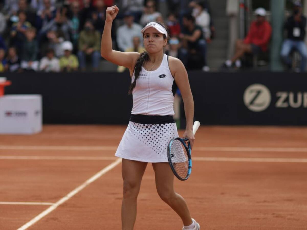 Camila Osorio ya está en semifinales de la Copa Colsanitas