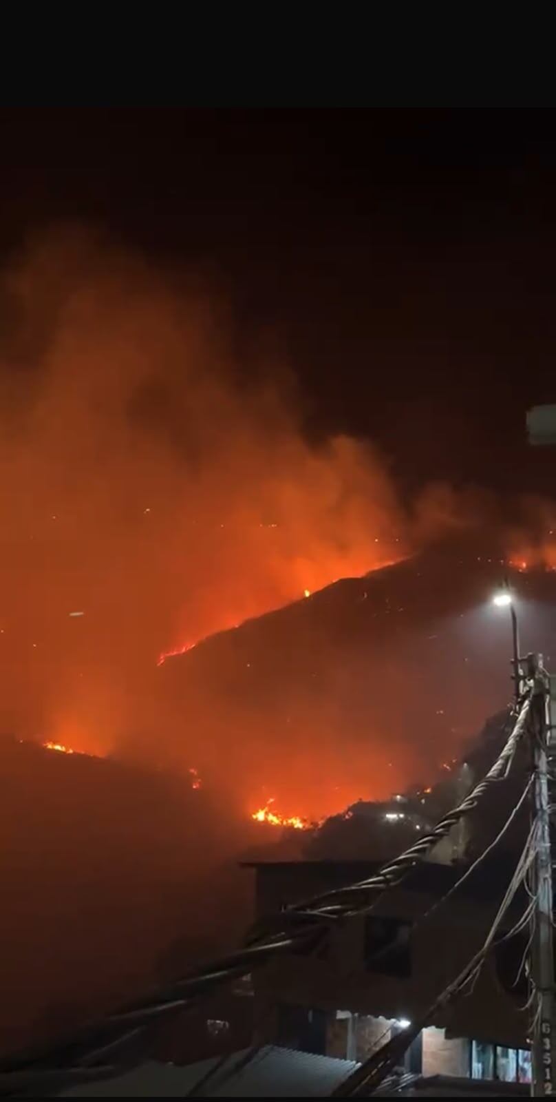 El alcalde Alejandro Eder llamó la atención sobre el riesgo de nuevos incendios debido a las condiciones de sequía que atraviesa el país.