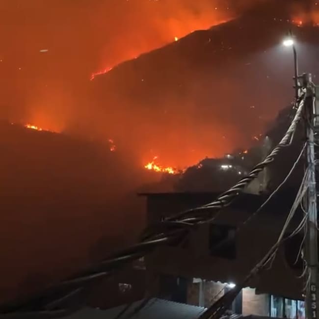 El alcalde Alejandro Eder llamó la atención sobre el riesgo de nuevos incendios debido a las condiciones de sequía que atraviesa el país.