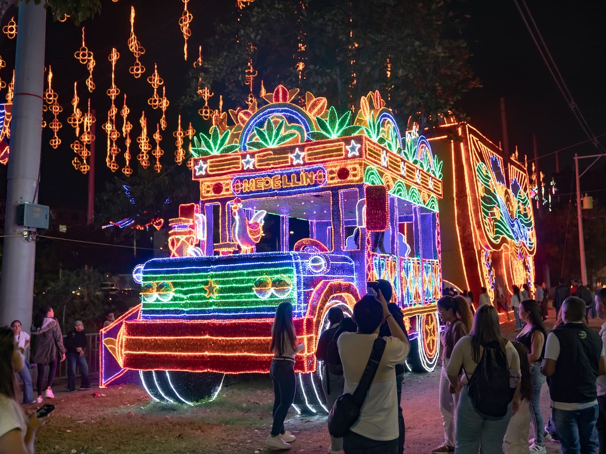 El próximo lunes, 12 de enero, se apagarán los alumbrados navideños de Medellín
