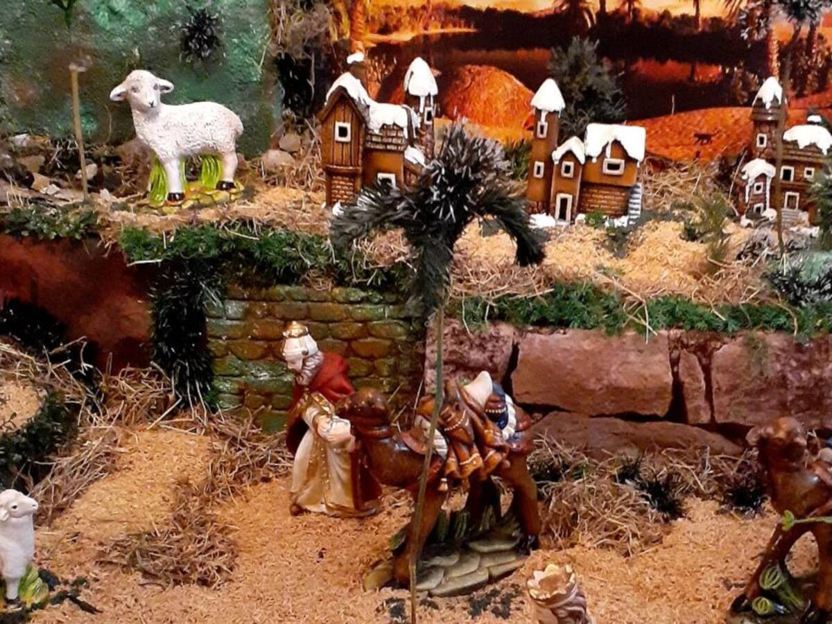 En Armenia realizan pesebre ecológico para la sostenibilidad ambiental