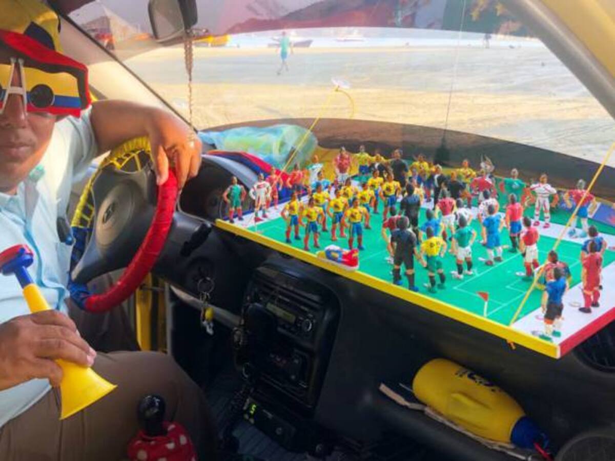 En Santa Marta está el taxista tricolor