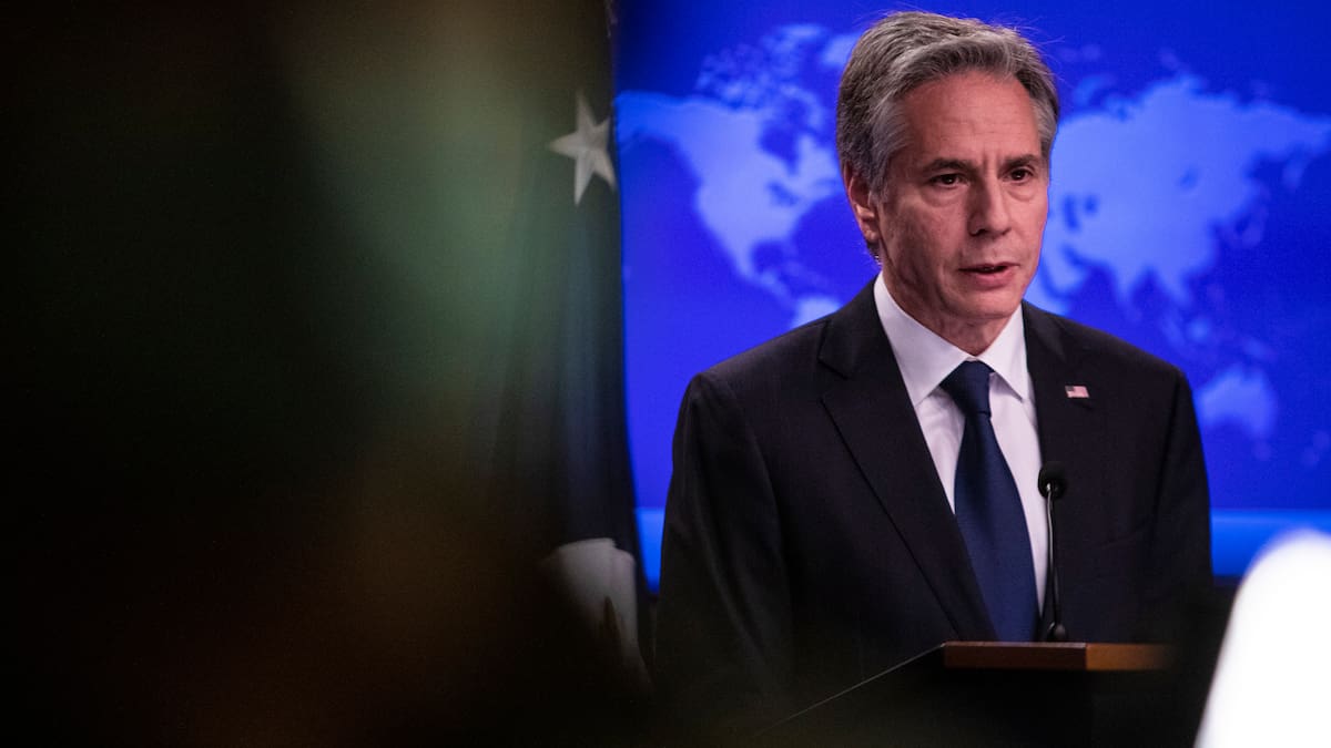 Blinken acusó a China de planear apoderarse pronto de Taiwán