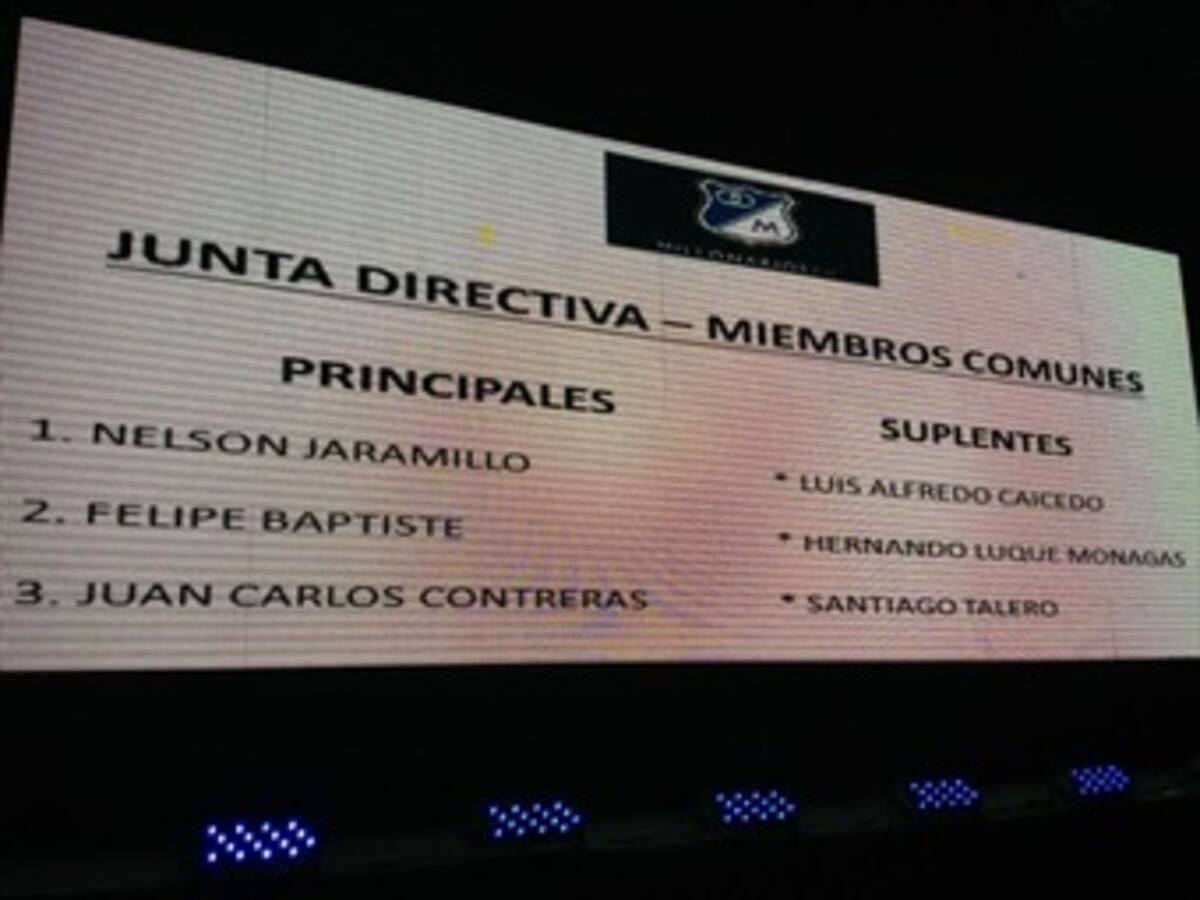 Millonarios elige nueva Junta Directiva
