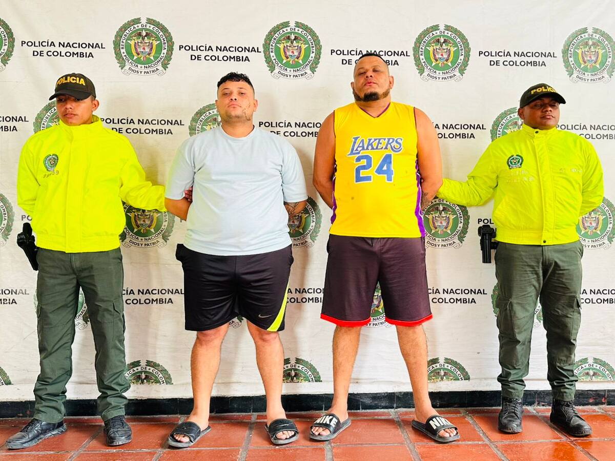 Capturan a dos presuntos miembros del grupo criminal ‘Los Papalopez’ en Soledad, Atlántico