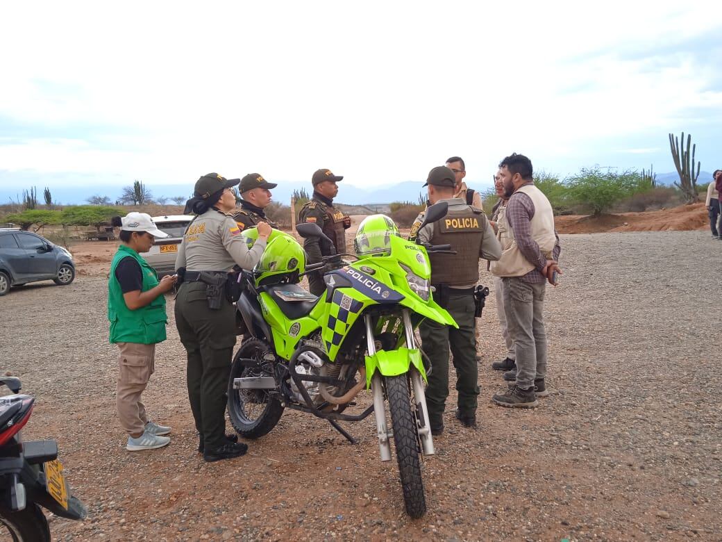 Se lograron recuperar 37 piezas paleontológicas y la Inspectora de Policía de Villavieja realizó el informe de los fósiles recuperados.