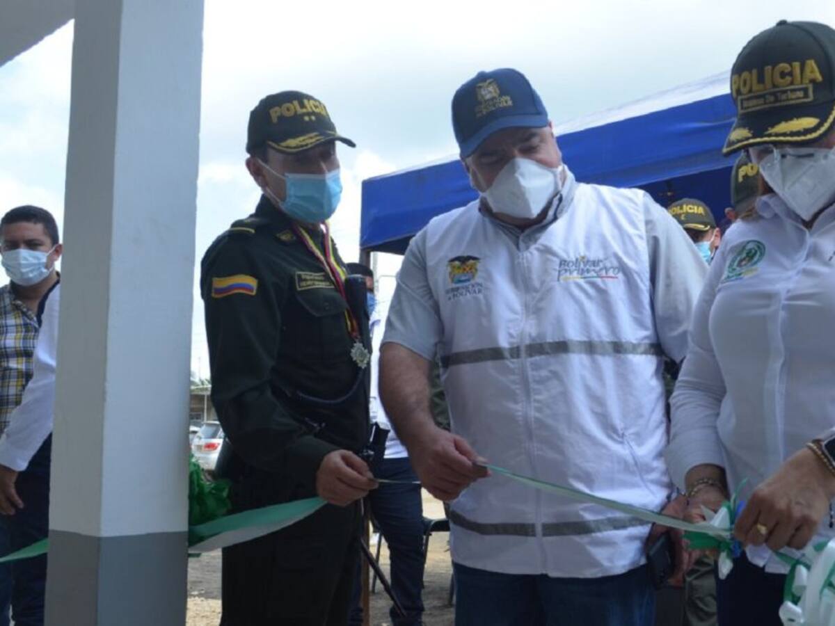 Policía cuenta con restaurada subestación en un corregimiento de Turbana