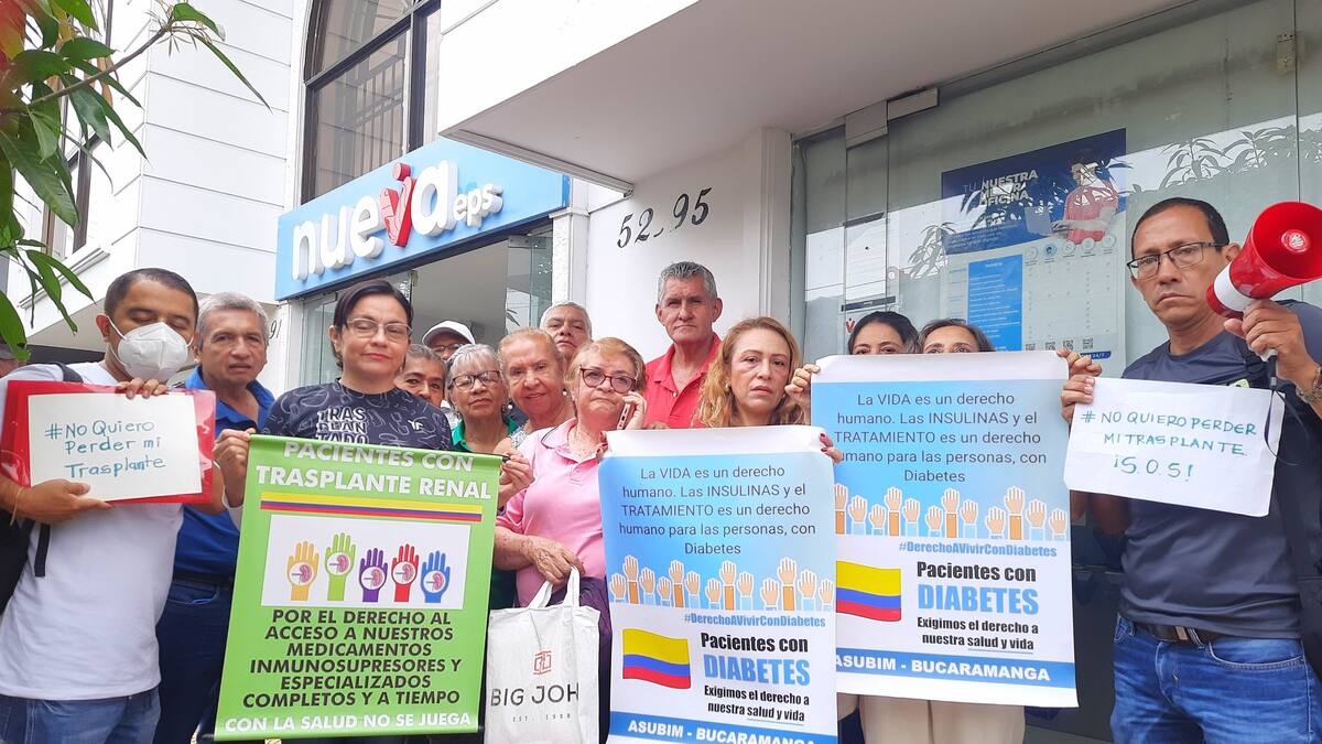 Gerardo Torres, vocero de los usuarios de la Nueva EPS en Santander