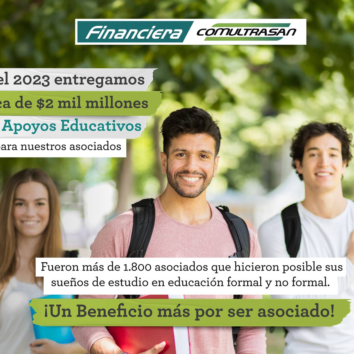 Financiera Comultrasan entregó cerca de $2.000 millones en Apoyos Educativos