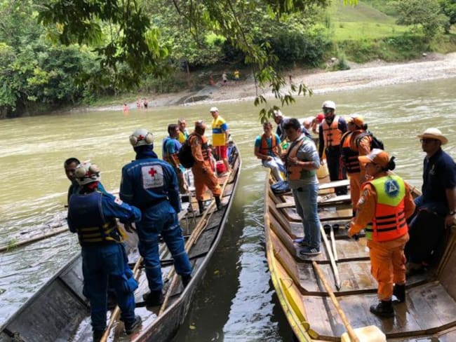 Reanudan la búsqueda de los dos desaparecidos en el Río La Vieja, Quindío