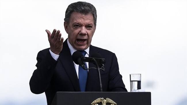 Juan Manuel Santos, presidente de Colombia. Foto: Colprensa