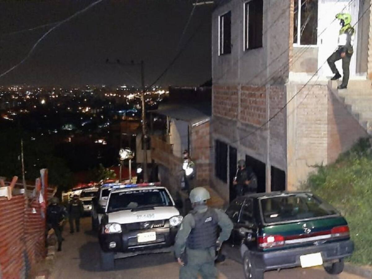 Allanamientos en ladera de Cali deja 24 capturas