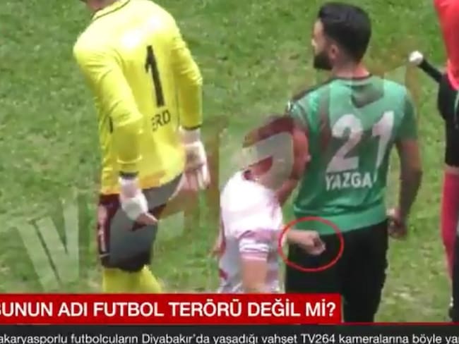 Un jugador agredió con una cuchilla a sus rivales en Turquía