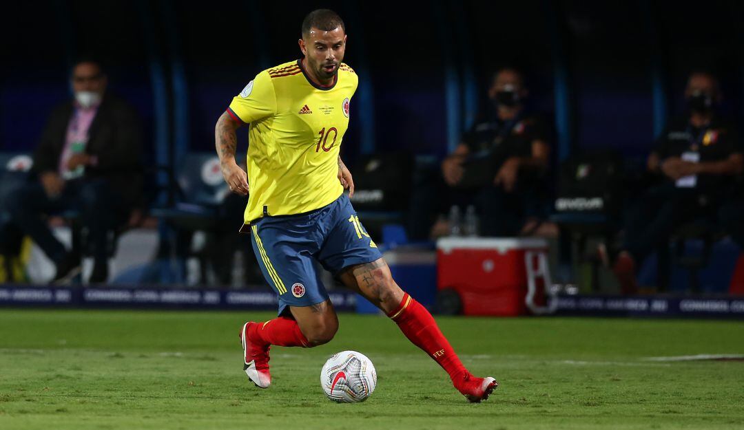 Edwin Cardona durante su participación en la Copa América con la Selección Colombia.