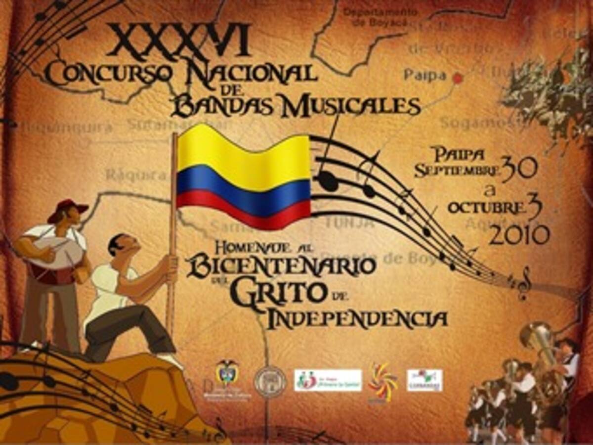 En Paipa Boyacá, culmina el Concurso Nacional de Bandas
