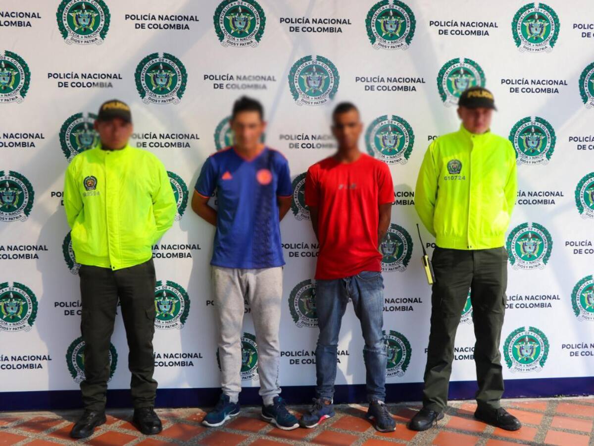Capturan dos hombres acusados por tráfico de estupefacientes en Dosquebradas