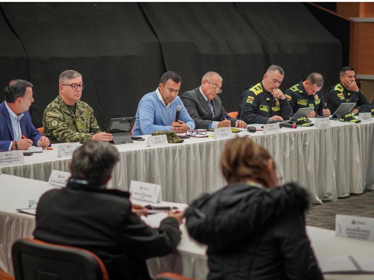 Adelantan consejo de seguridad para garantizar elecciones seguras en Cundinamarca