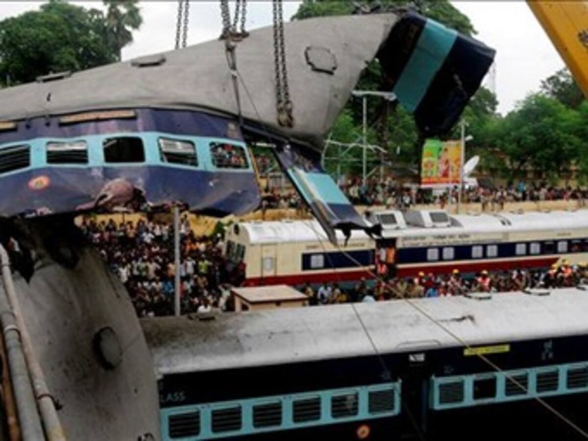 60 muertos por accidente ferroviario en la India